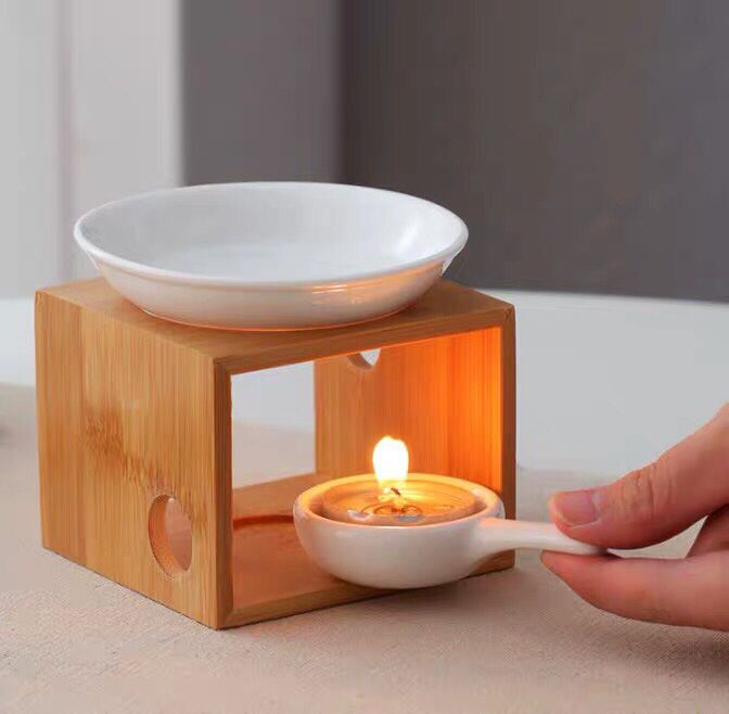 Đốt Tinh Dầu Gốm Giá Tre
