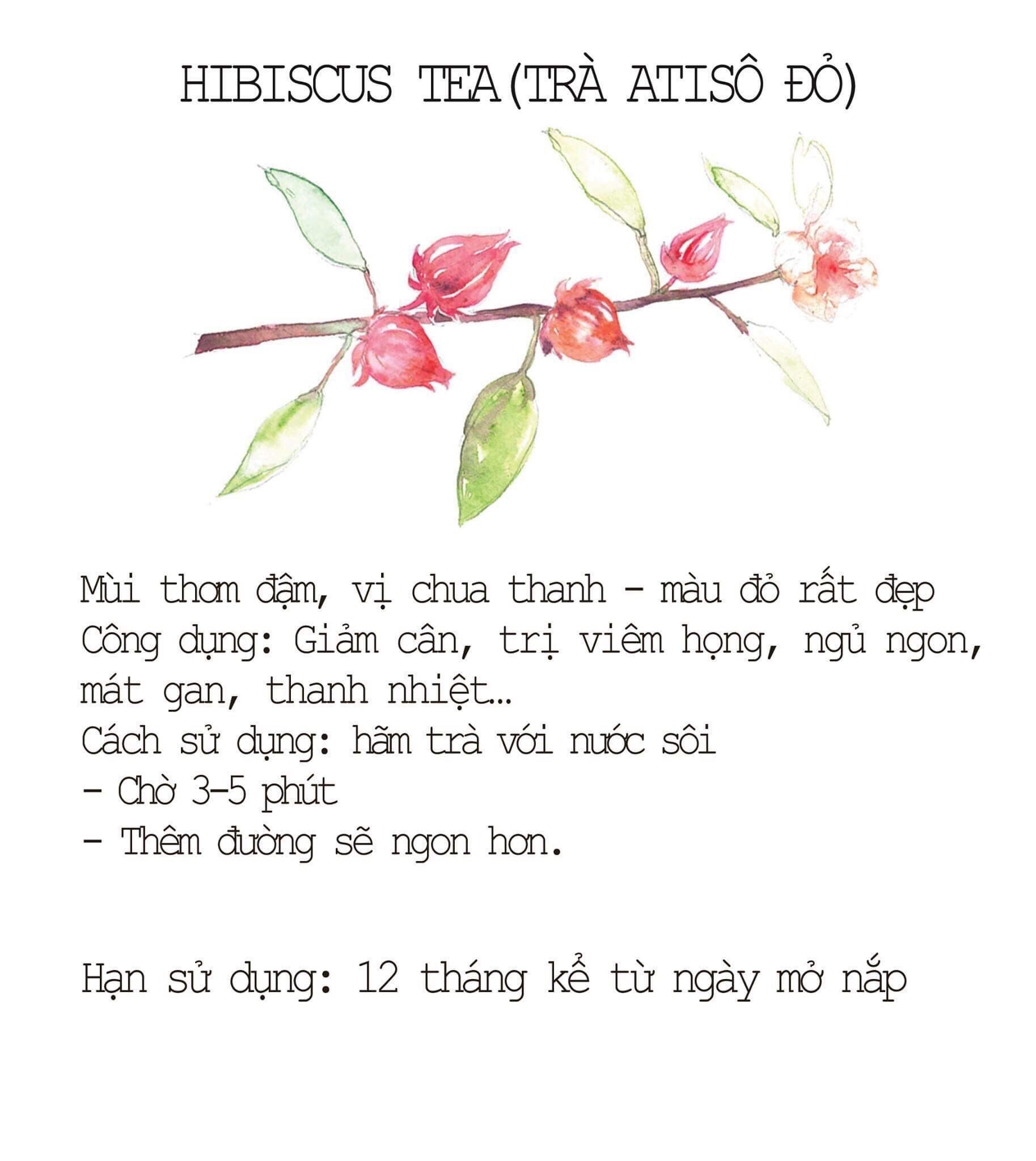Trà atiso đỏ (Hibiscus)