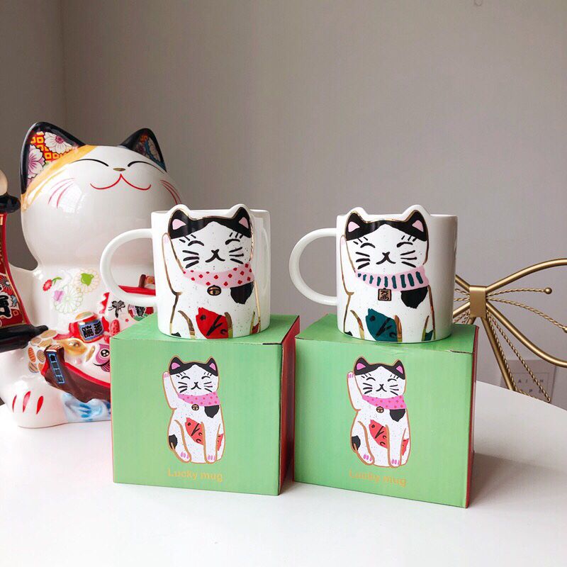 Cốc Sứ Mèo Nhật