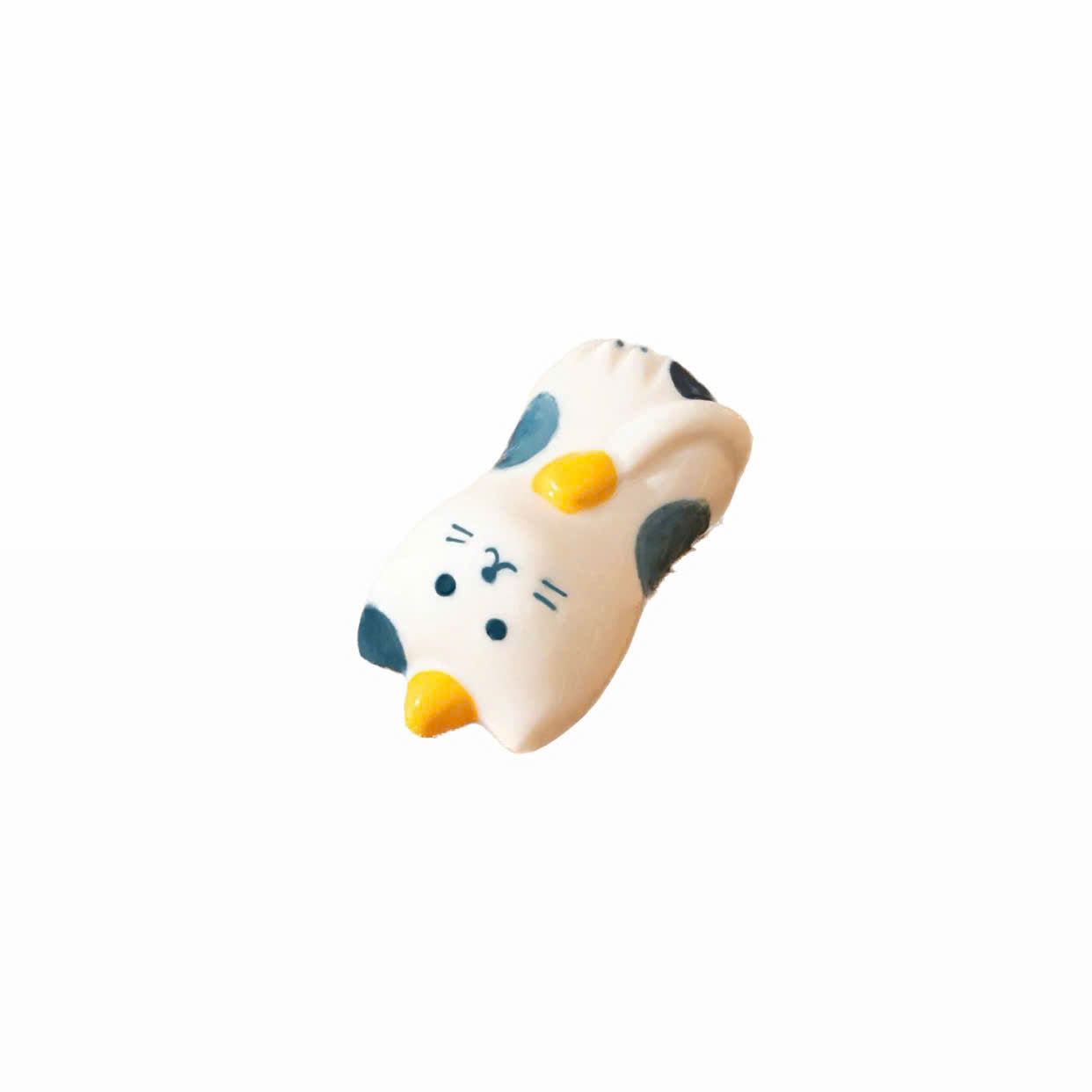 Gác Đũa Mèo Gốm Dễ Thương
