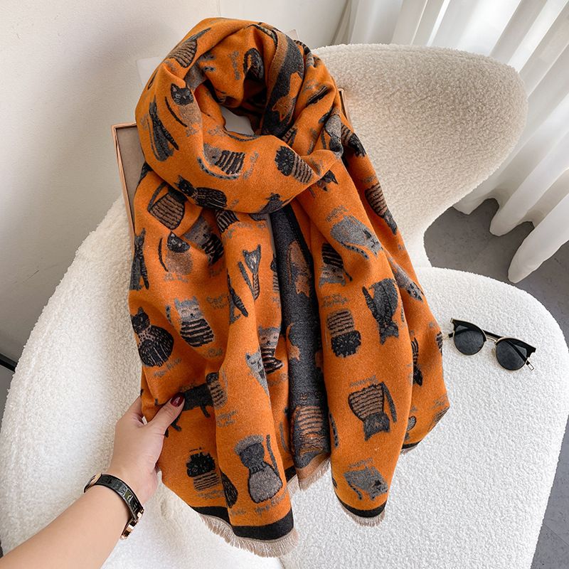 Khăn Choàng Cổ Fashion Cat