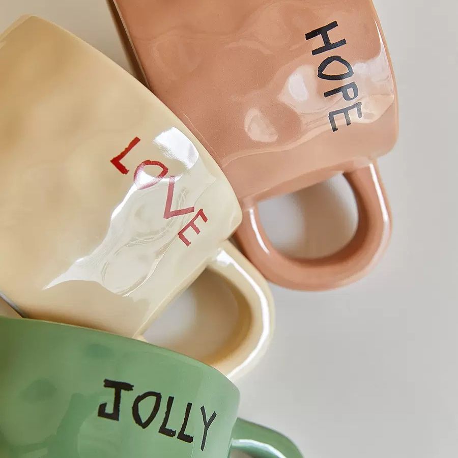 Cốc Gốm Love Jolly Hope