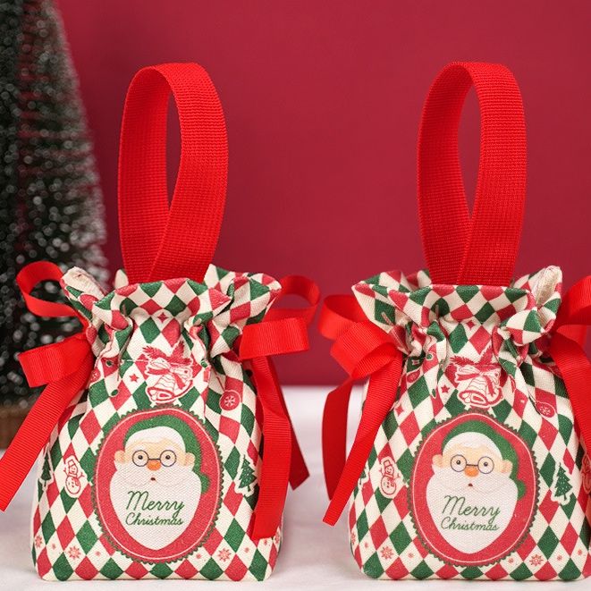 Túi Cầm Tay Canvas Xmas