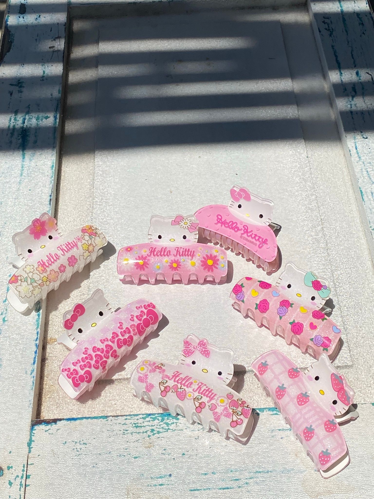 Kẹp Tóc Hello Kitty Hồng