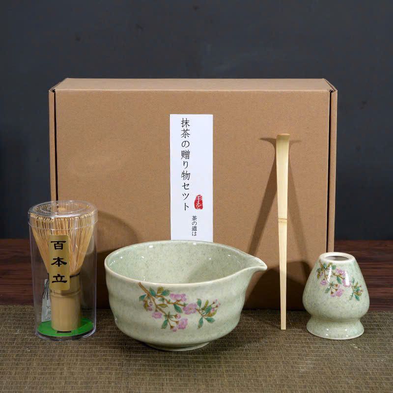 Set Pha Matcha Đào Xuân