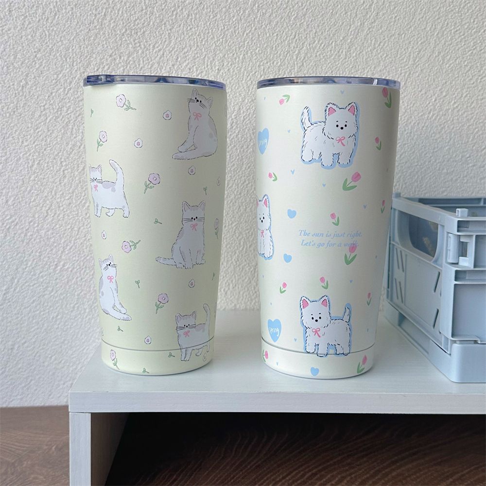 Cốc Giữ Nhiệt Little Flower (Kèm Ống Hút)