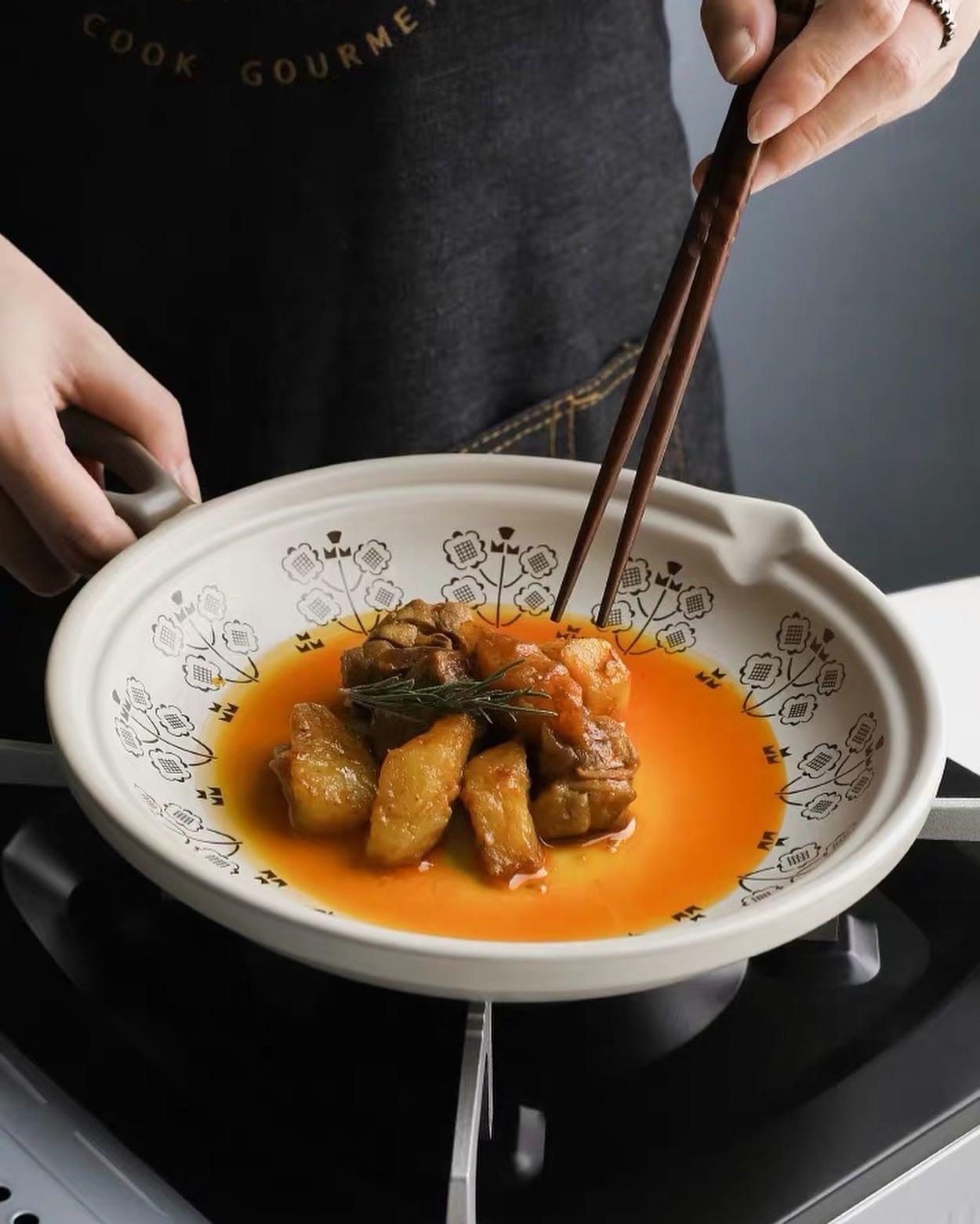 Chảo Gốm Vintage