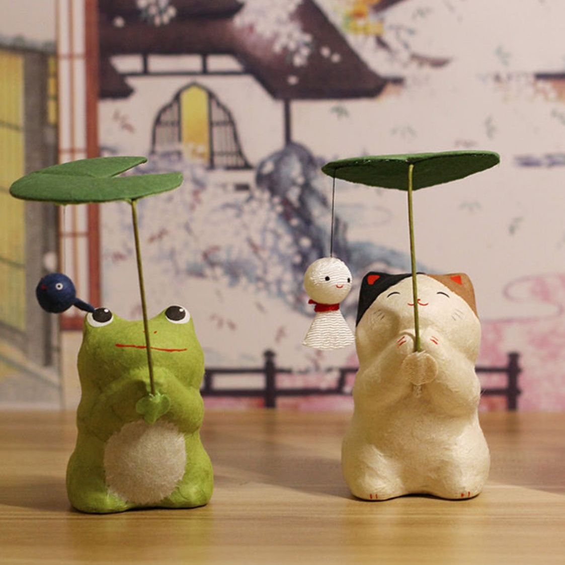 Tượng Mèo Teru Teru Bozu
