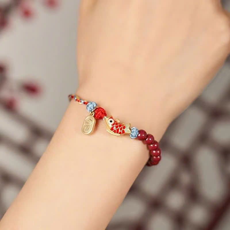Vòng Tay Cá Koi Hạt Ngọc