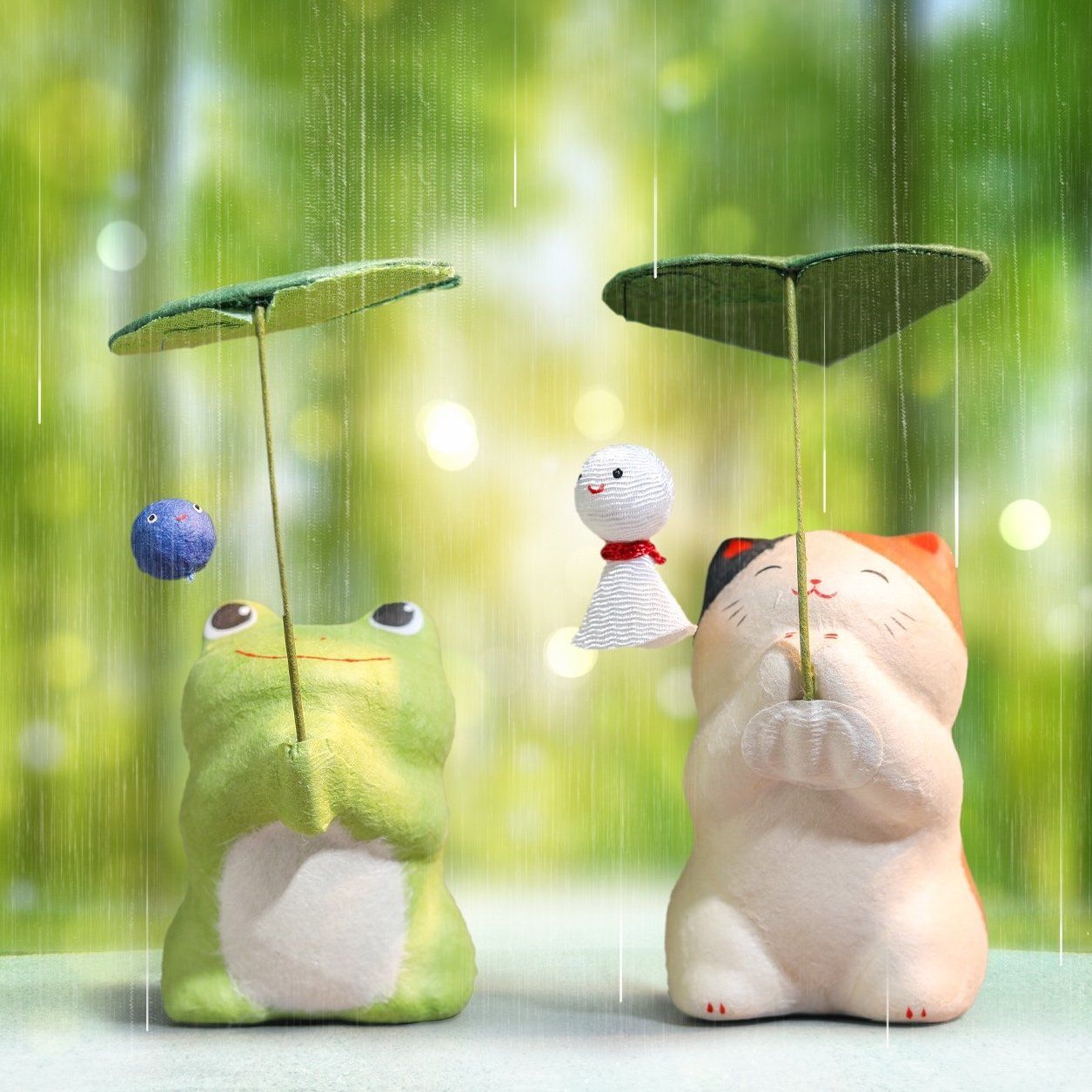 Tượng Mèo Teru Teru Bozu
