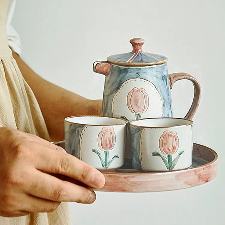 Set Trà Gốm Tulip