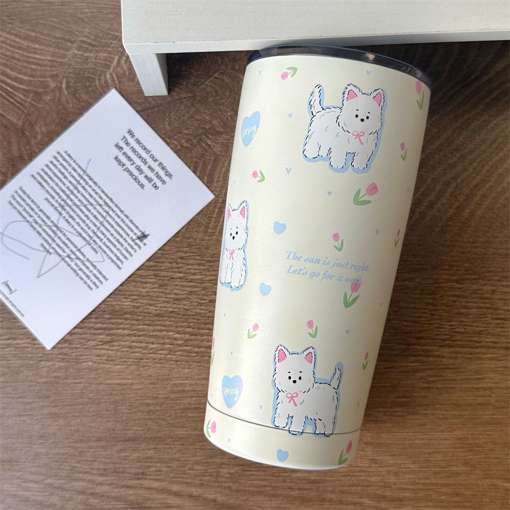 Cốc Giữ Nhiệt Little Flower (Kèm Ống Hút)