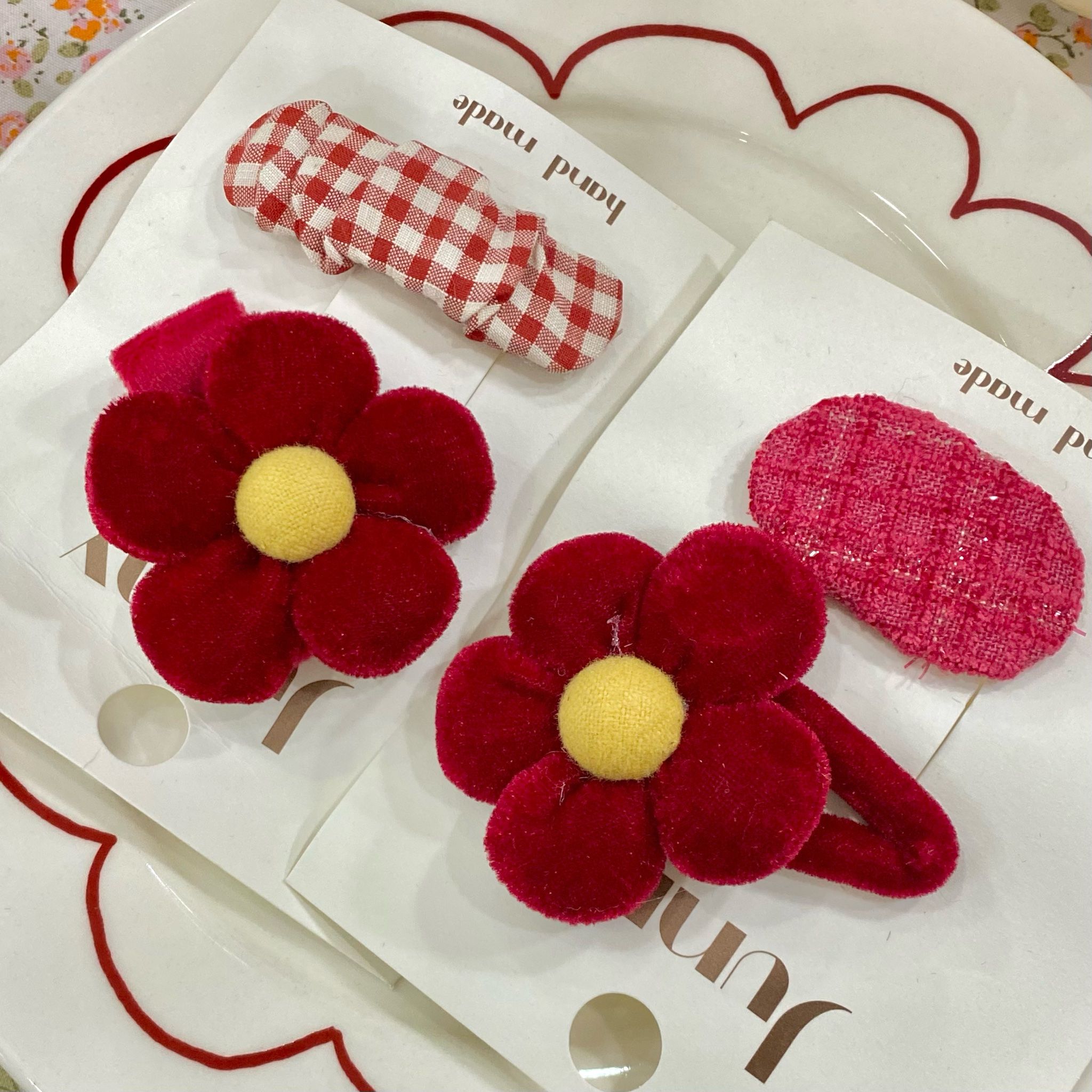 Set Kẹp Tóc Bông Hoa