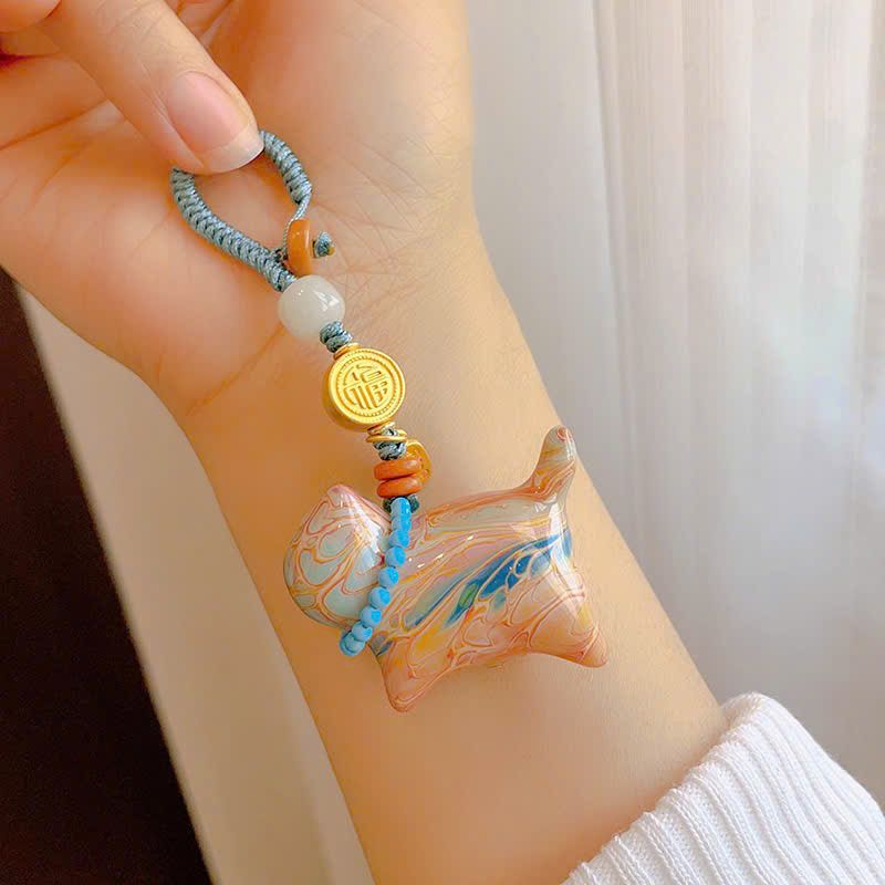 Dây Treo Mèo Gỗ Đàn Hương