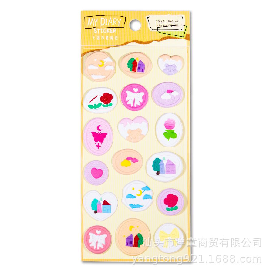 Sticker Nổi Lovely