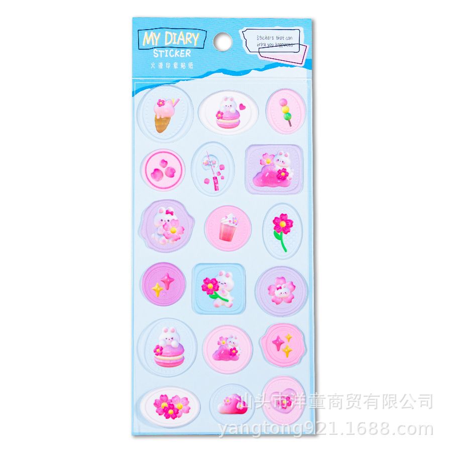 Sticker Nổi Lovely