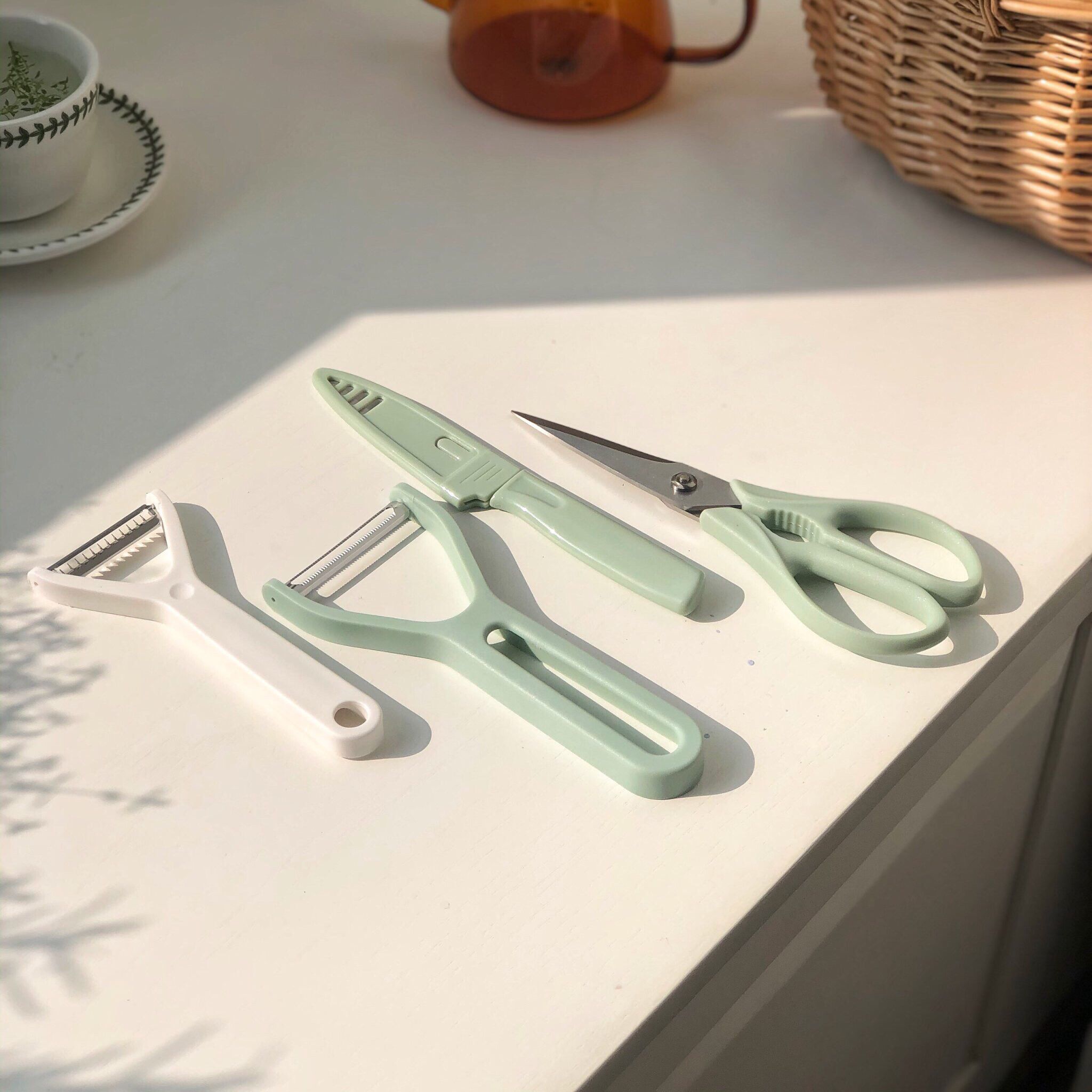 Set Dao Xanh Pastel