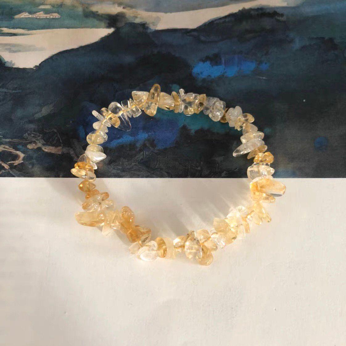 Vòng Tay Đá Citrine