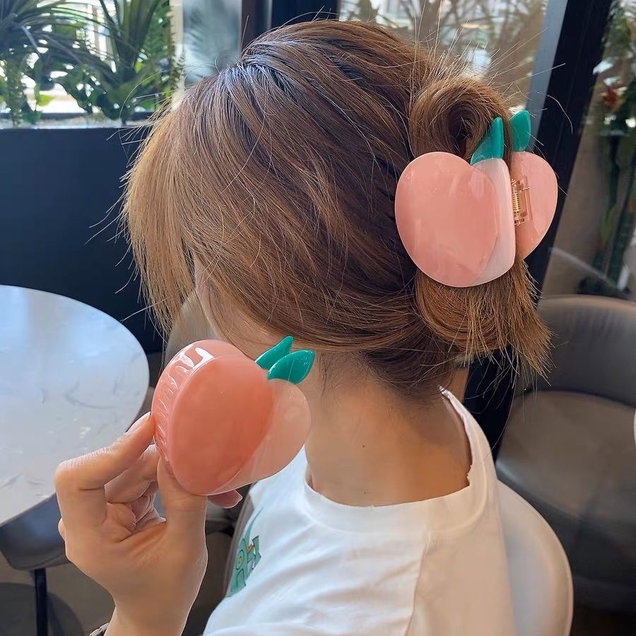 Kẹp Tóc Đào Hồng