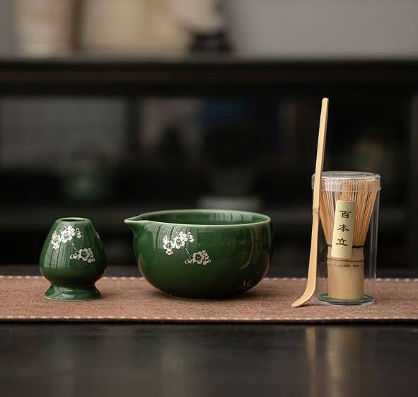 Set Pha Matcha Bông Mai