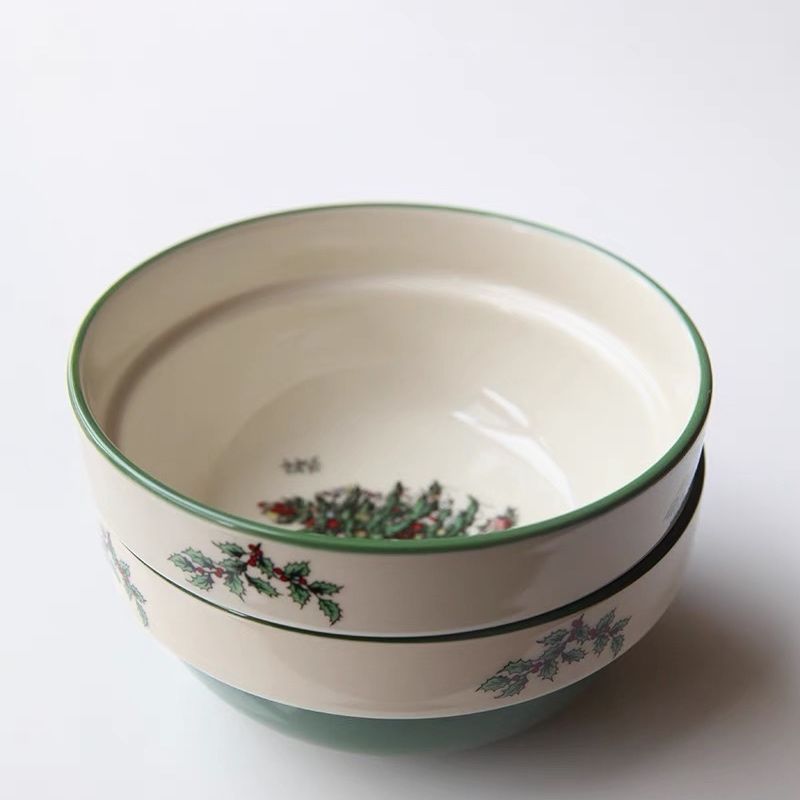 Bát Sứ Xanh Cây Thông