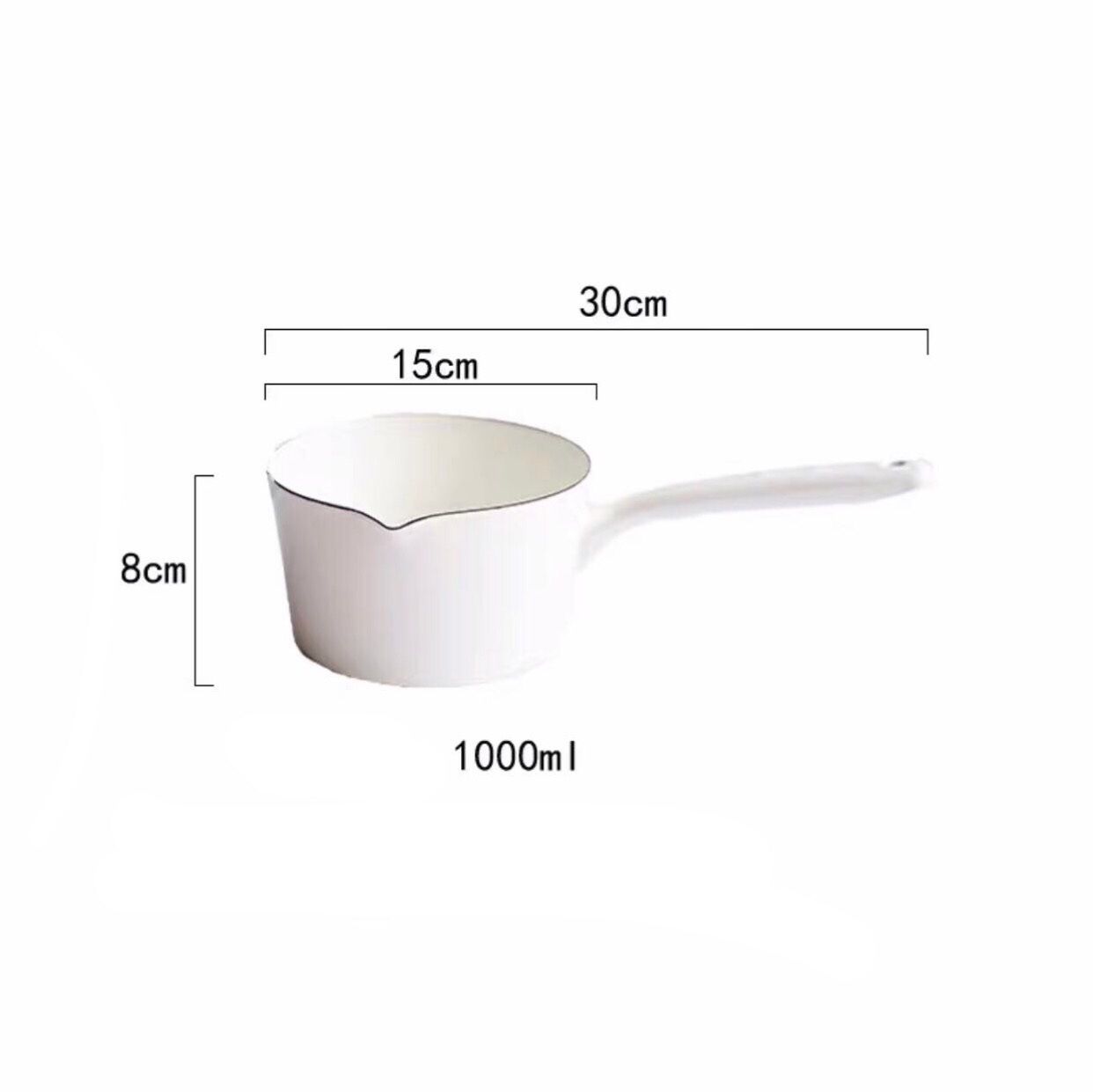 Nồi Tráng Men 1000ml (không nắp)