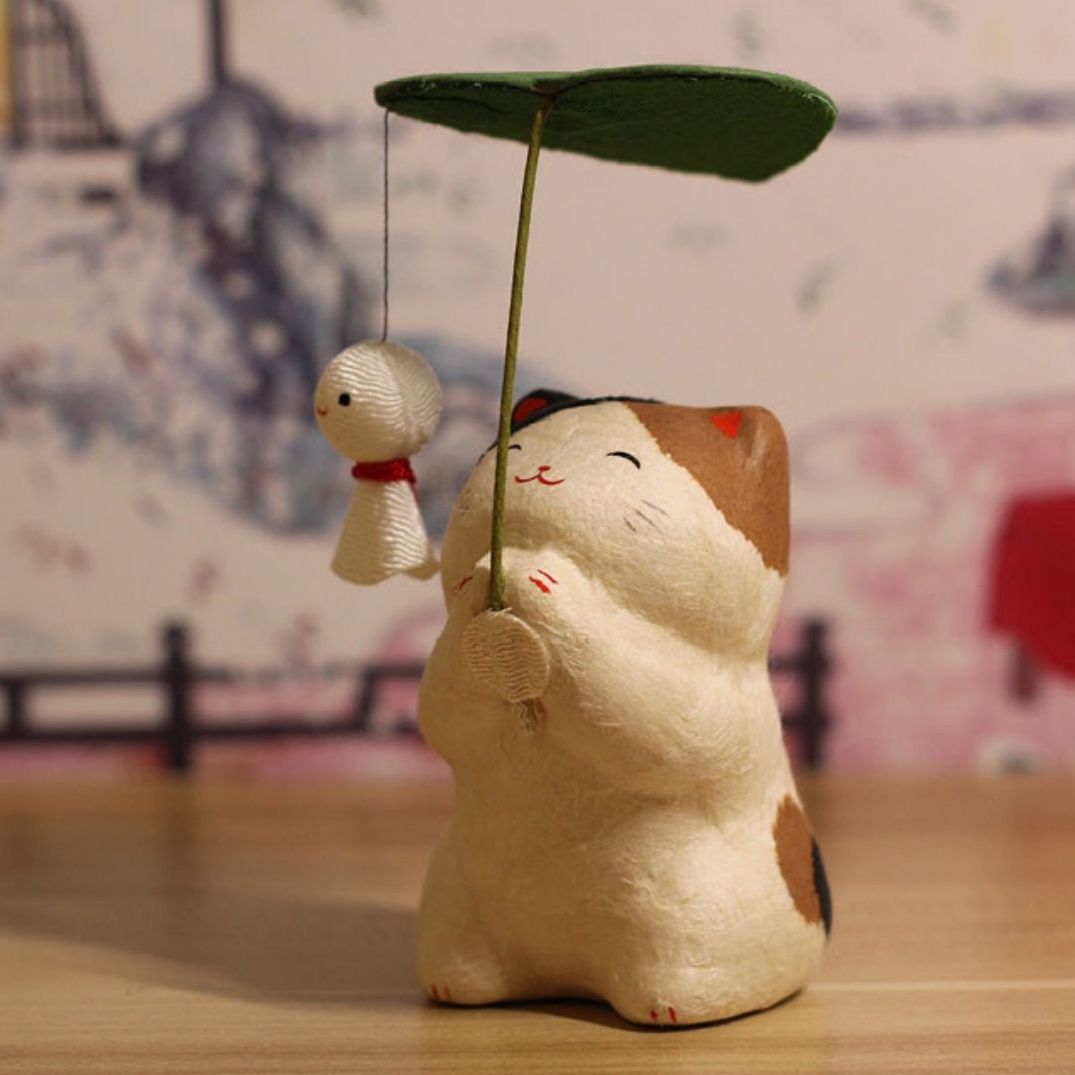 Tượng Mèo Teru Teru Bozu