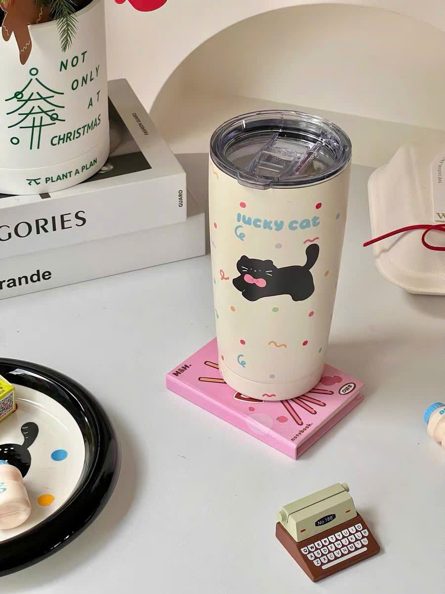 Cốc Giữ Nhiệt Lucky Cat