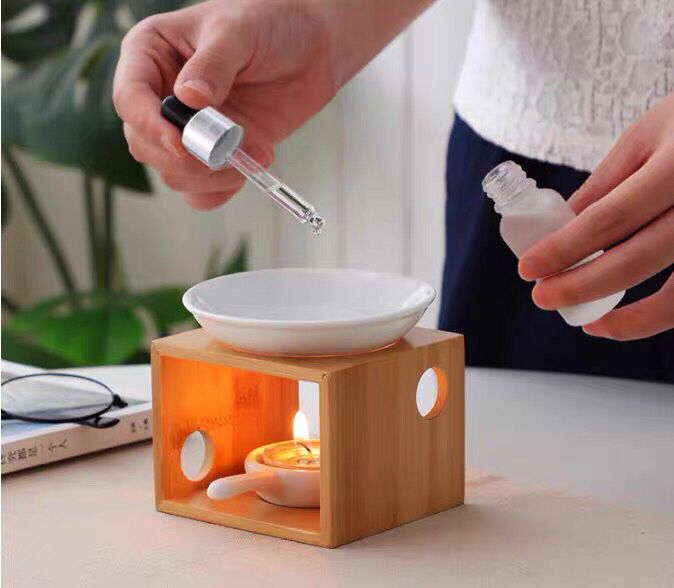 Đốt Tinh Dầu Gốm Giá Tre