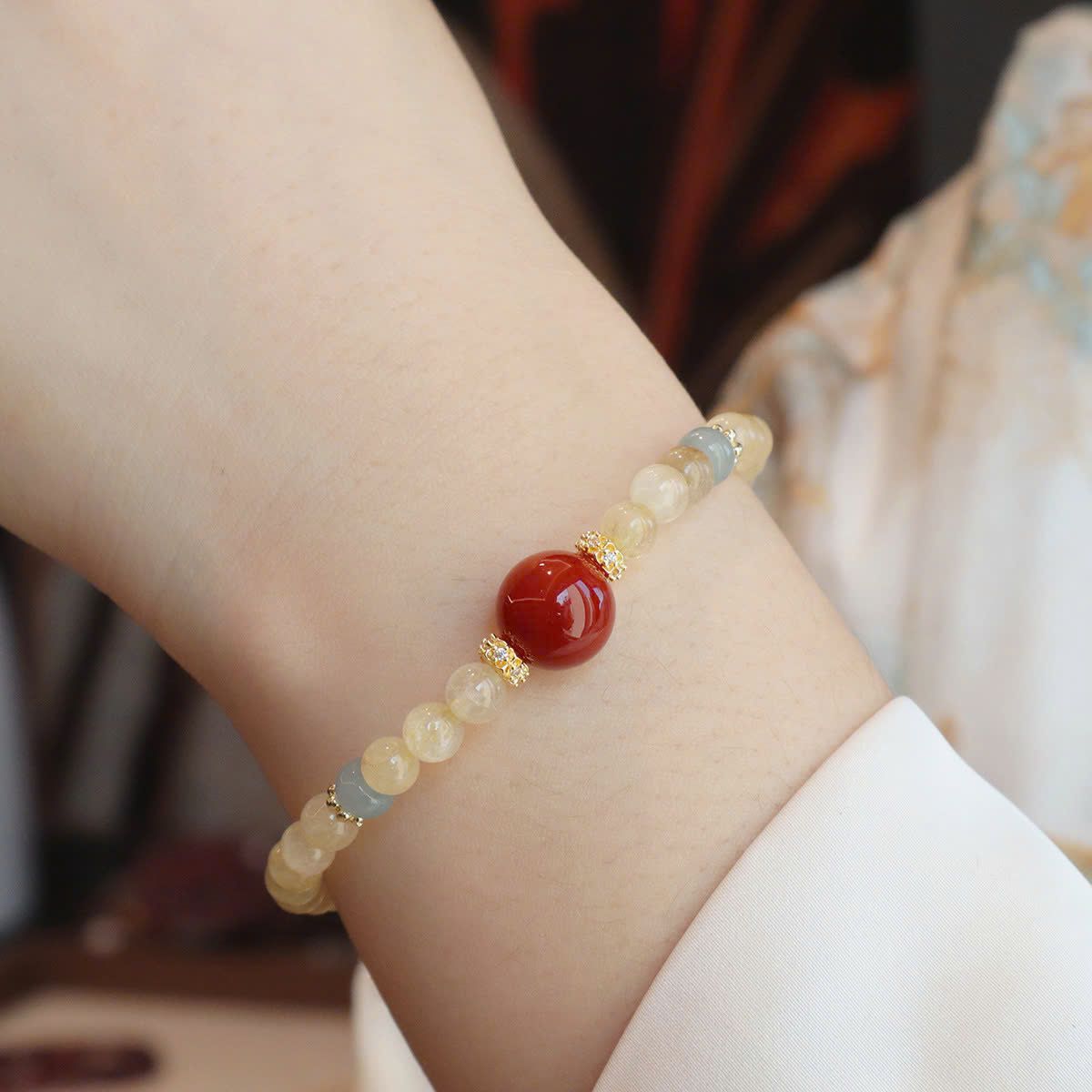 Vòng Tay Thạch Anh Phước Lành