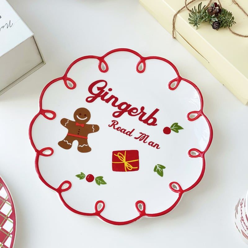 Cốc, Đĩa Gingerb Giáng Sinh
