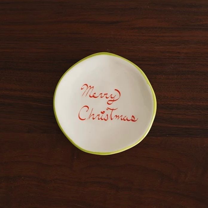 Đĩa Gia Vị Vẽ Tay Xmas