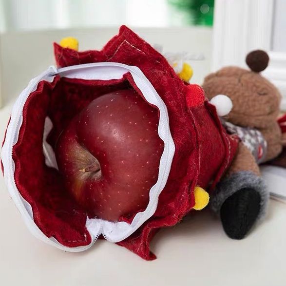 Túi Đồ Giáng Sinh Xám Đỏ