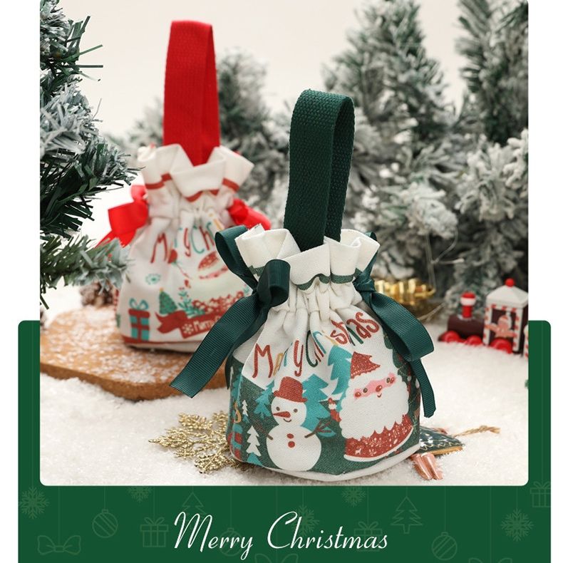 Túi Rút Vải Merry Christmas