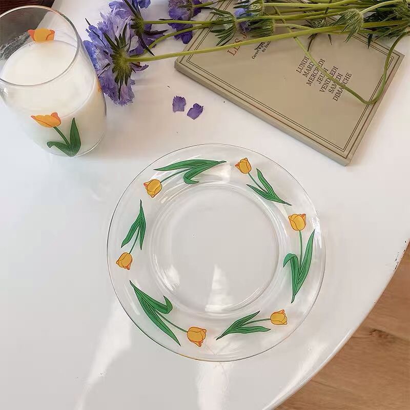 Đĩa Thủy Tinh Tulip