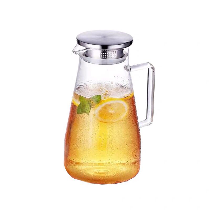 Ấm Thuỷ Tinh Nắp Inox (1800ml)