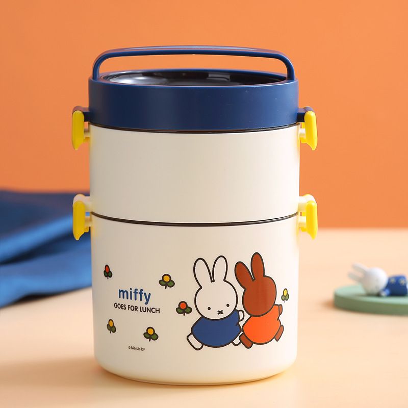 Hộp Cơm Hai Tầng Thỏ Miffy