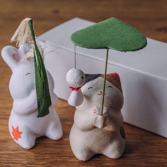 Tượng Mèo Teru Teru Bozu