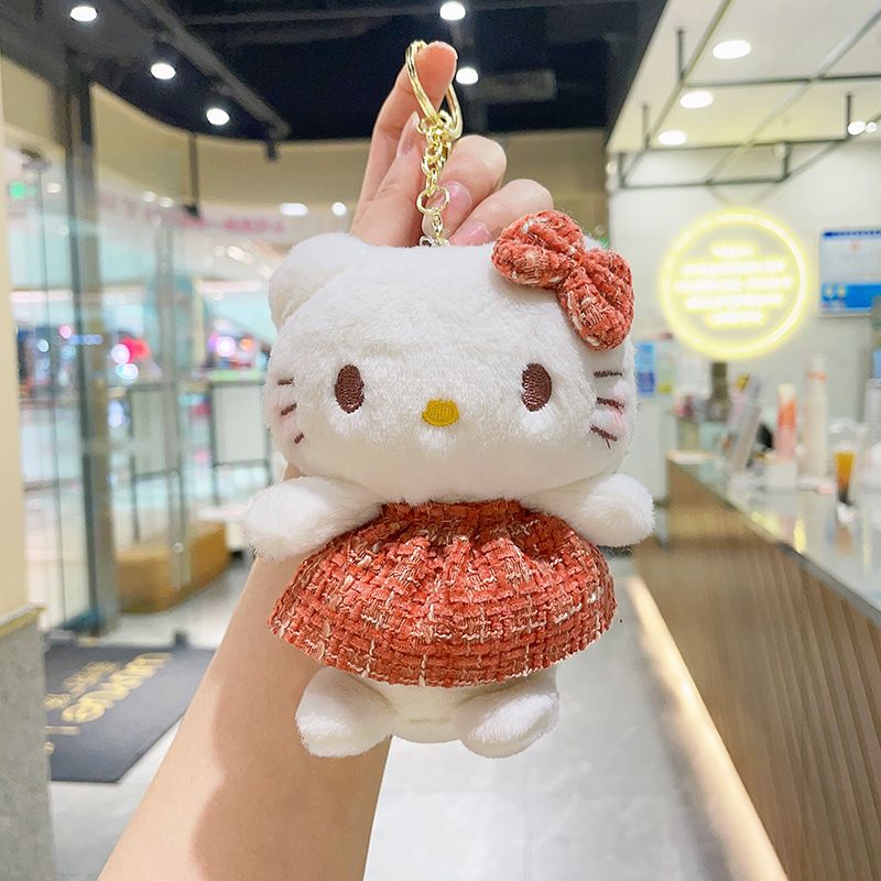 Móc Khóa Bông Hello Kitty