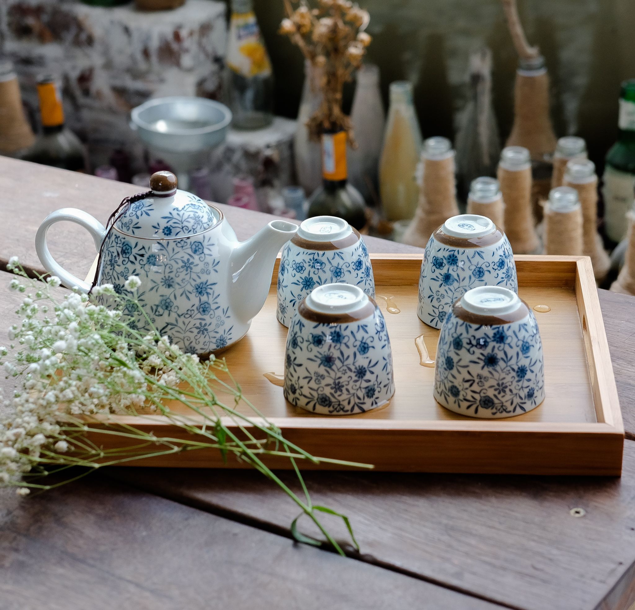 Bộ Ấm Họa Tiết Nhật