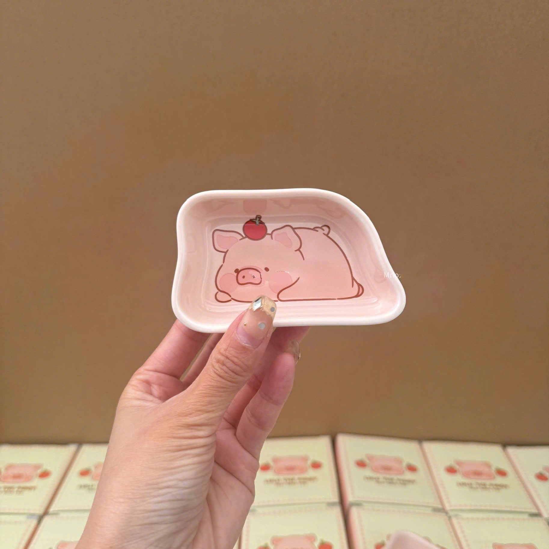 Đĩa Gia Vị Heo Hồng