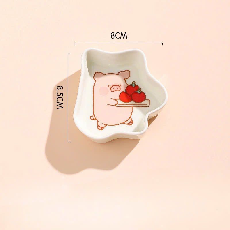 Đĩa Gia Vị Heo Hồng