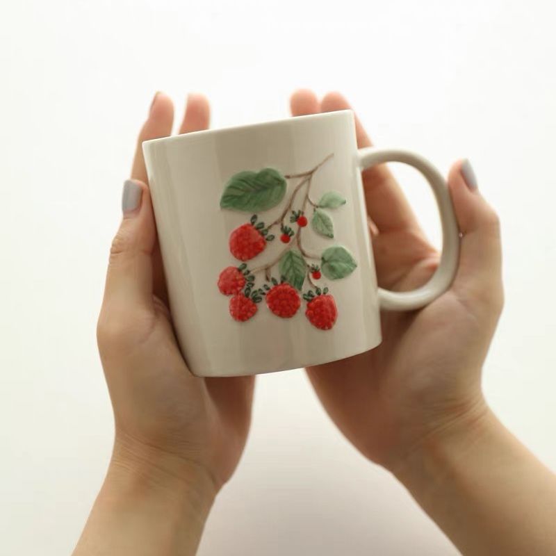 Cốc Hoa Cỏ Màu Tro