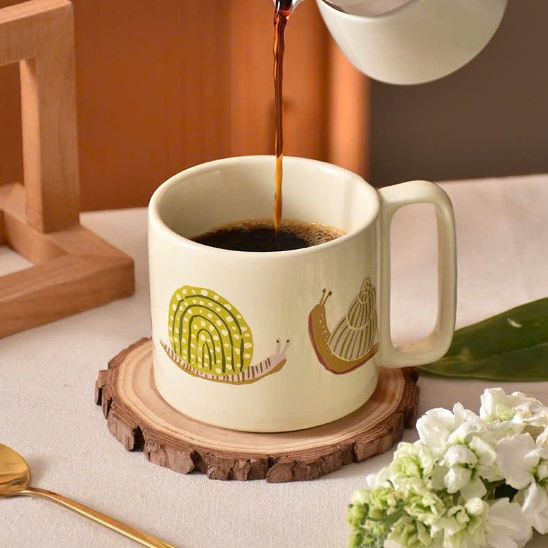 Cốc Gốm Ốc Sên Hoạt Hình