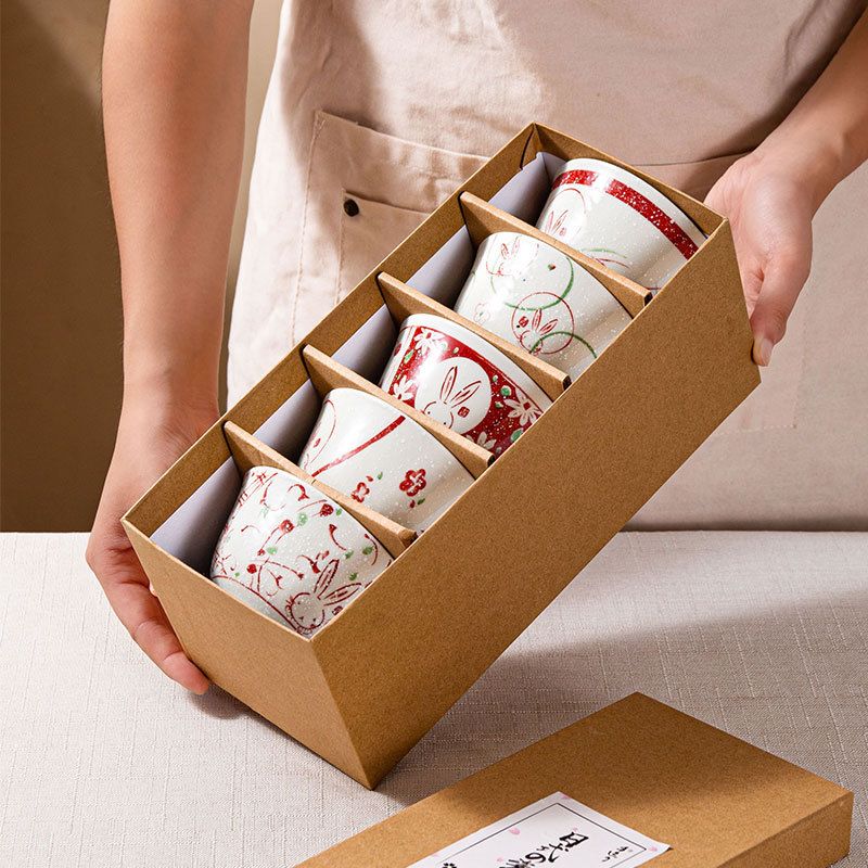 Set Bát Sứ Thỏ Ngọc Tuyết