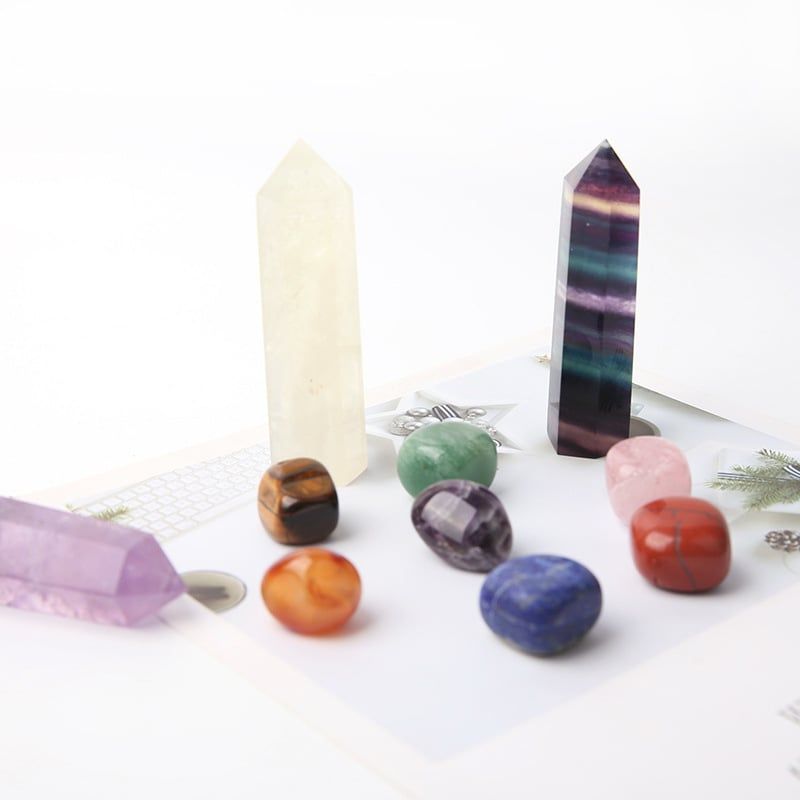 Set Đá Tự Nhiên Bảy Màu