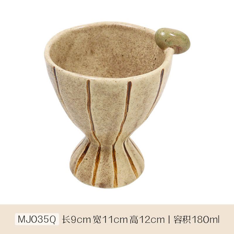 Cốc Gốm Họa Tiết Retro