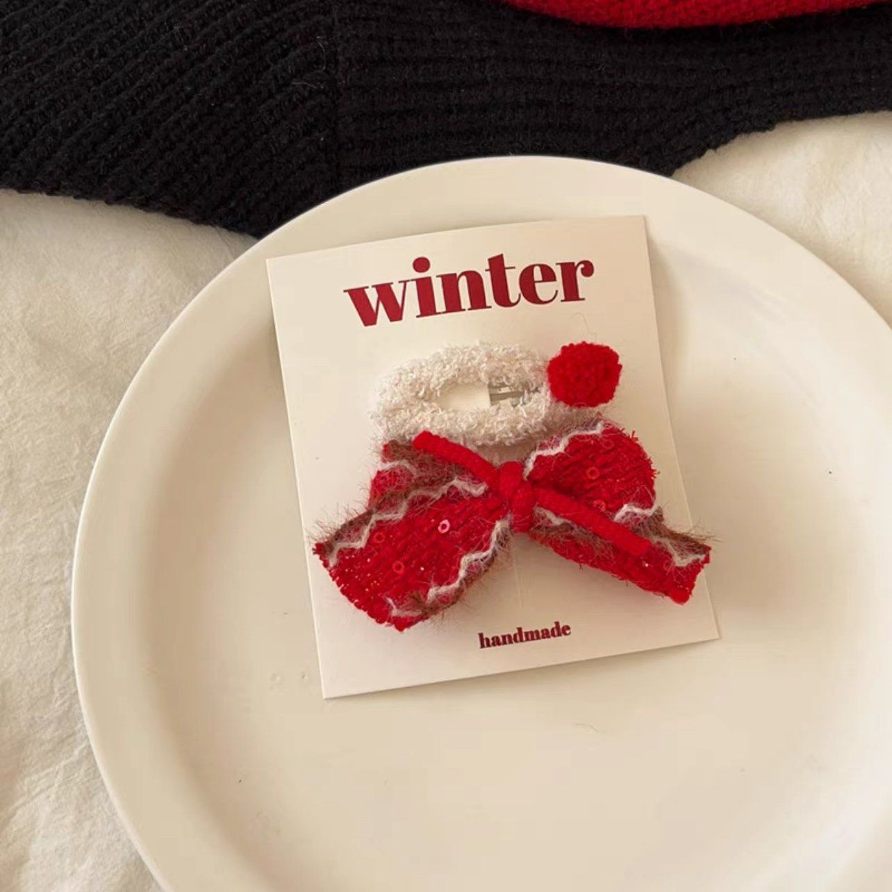 Set Kẹp Tóc Red Winter