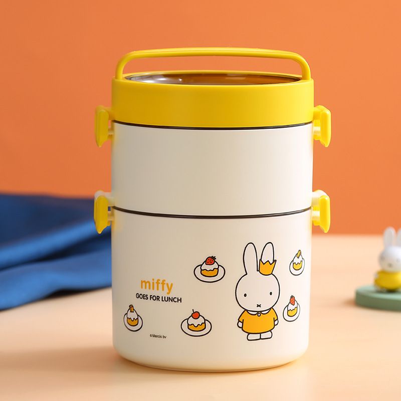 Hộp Cơm Hai Tầng Thỏ Miffy