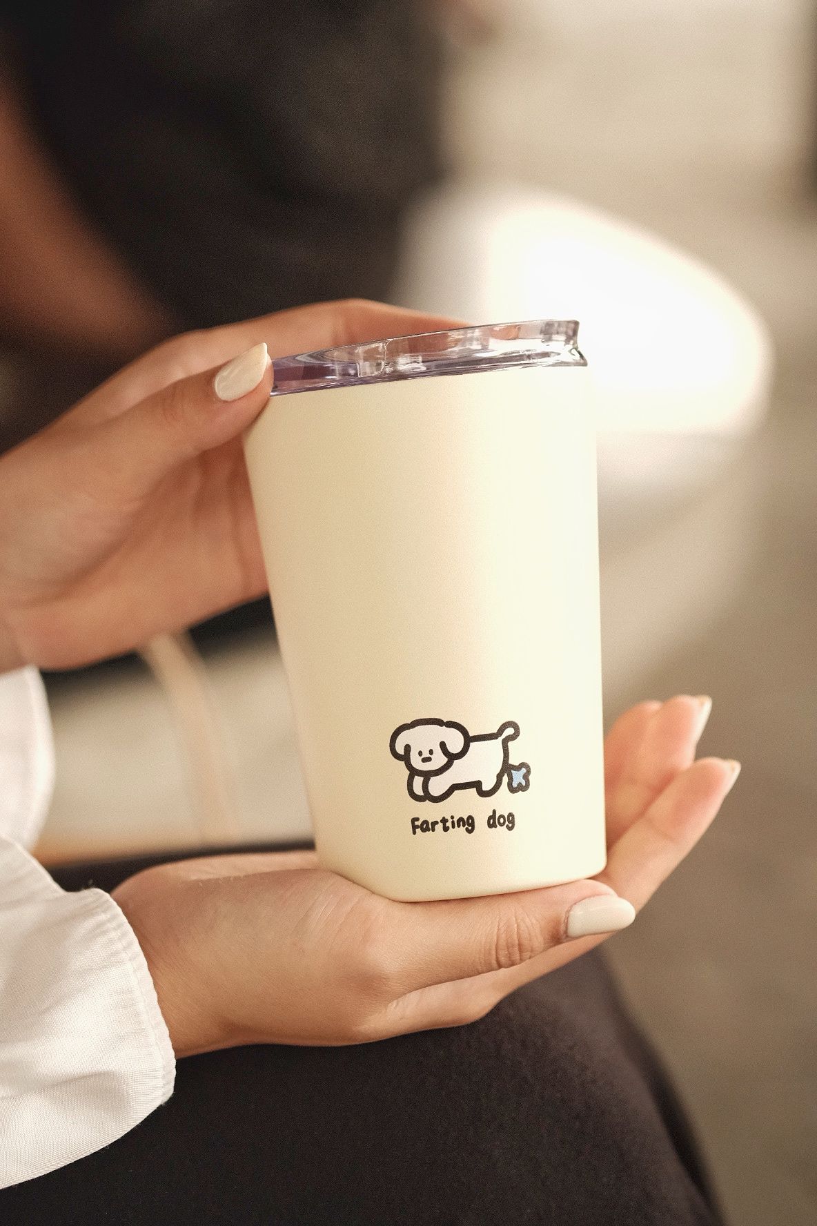 Cốc Giữ Nhiệt Cún Farting